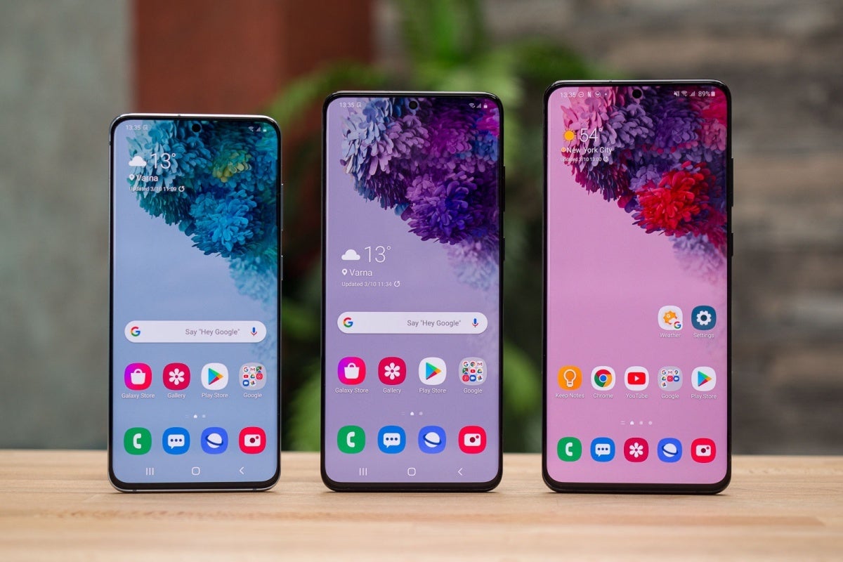 Galaxy S20, S20+, S20 Ultra (left to right) - Wild new report suggests Samsung&#039;s Galaxy S21 5G family could be released this year