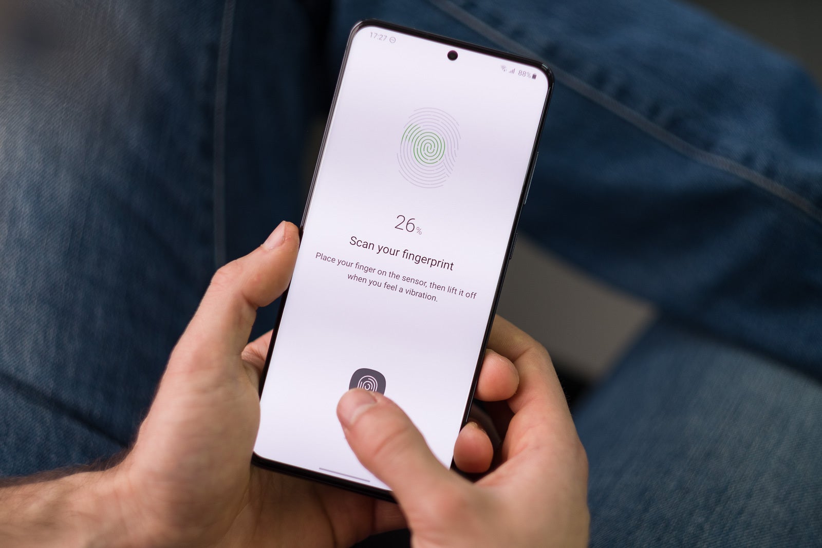 The Samsung Galaxy S20 Ultra already has an under-screen fingerprint scanner - Under-screen Touch ID for iPhone now seems even more likely