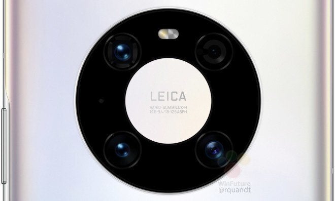 Render shows the rear camera module on the Huawei Mate 40 Pro - Do these renders show Huawei's last 5G flagship phone for some time?