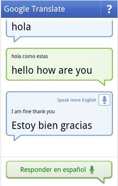 Conversation mode added to Google Translate