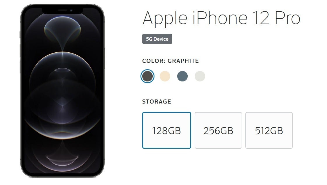 Apple iPhone 12 Pro 128GB, 256GB 512GB -Unlocked - Excellent