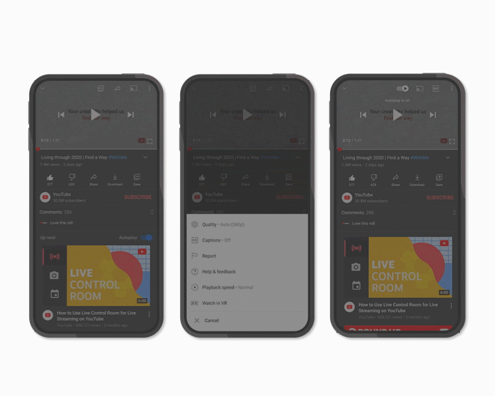 Big YouTube for Android and iOS update brings full-screen mode gestures, enhanced Video Chapters, and button re-arrangement