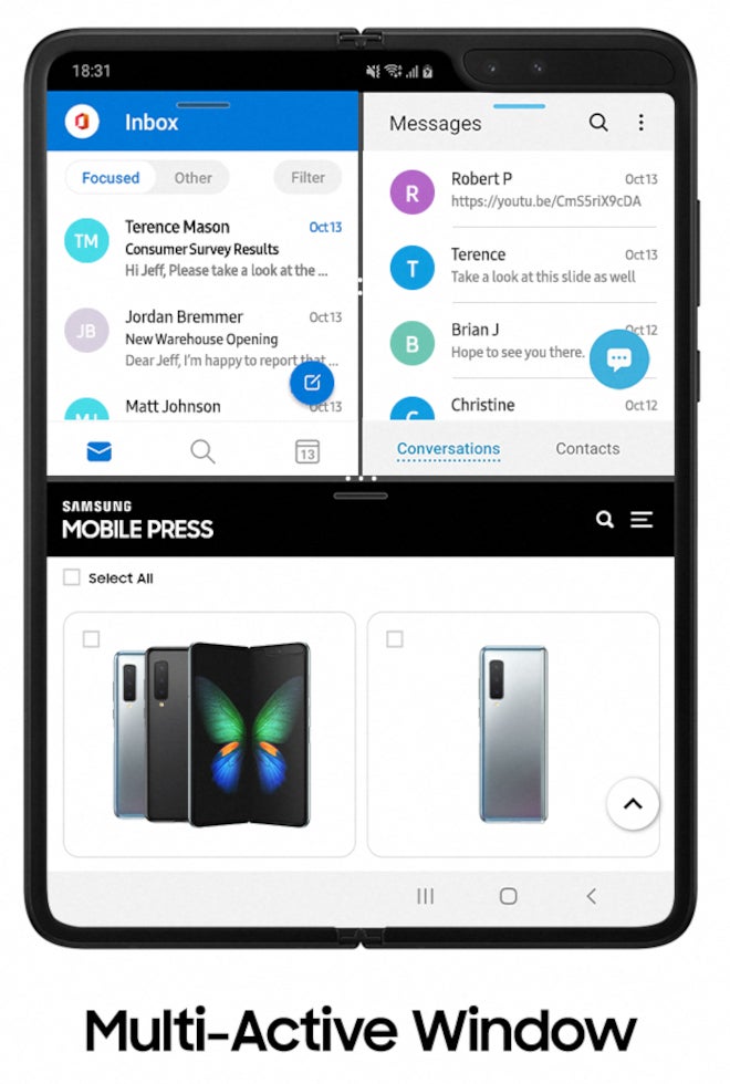 The Original Samsung Galaxy Fold Is Getting Some Galaxy Z Fold2 Features Phonearena