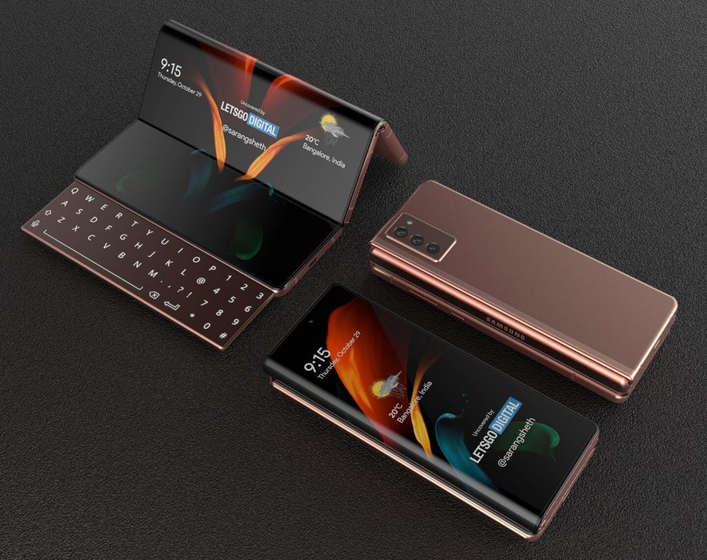 A double hinge would be behind the capabilities of the new model - Check out these fabulous looking renders of what could be the 5G Samsung Galaxy Z Fold 3