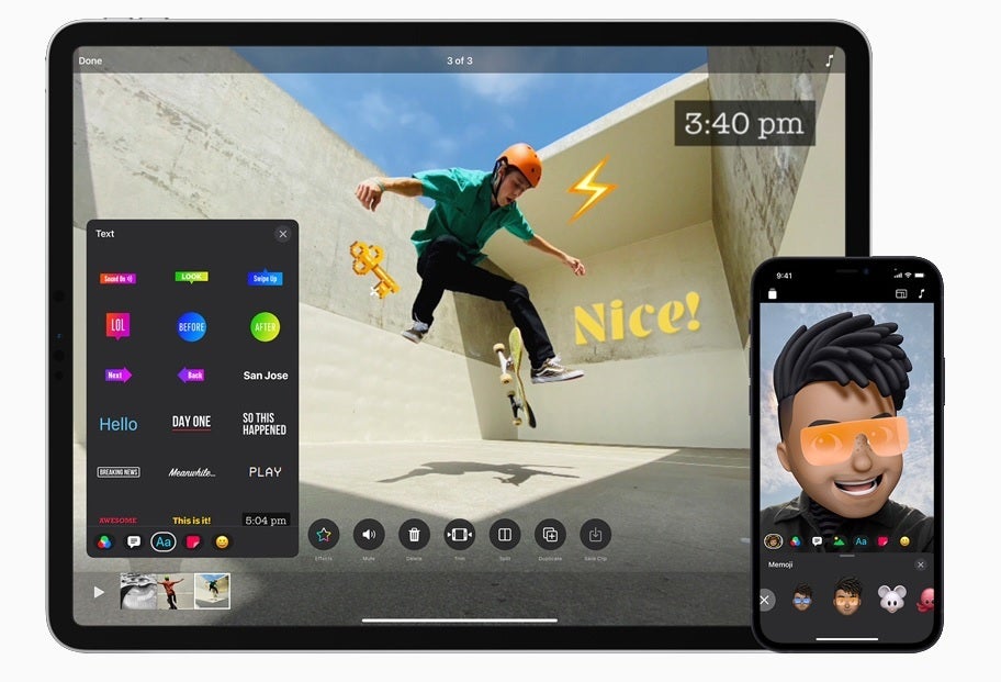 The update to the Clips app improved it for both the iPhone and iPad - Apple iPhone users are going to want to update this app now even if they haven't used it yet