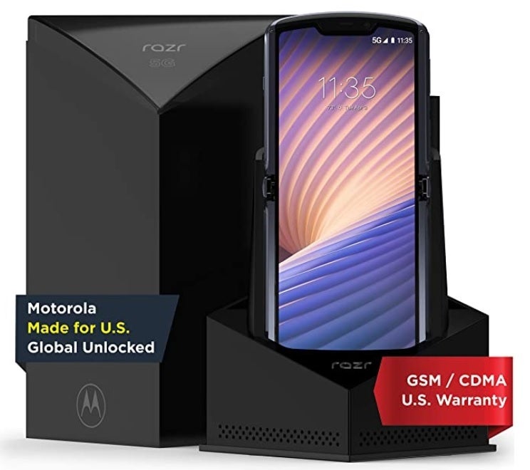The unique dimensions of the Razr 5G box  forces Amazon to unbox each Razr 5G and fold the device before it is shipped to customers - Why does Amazon allow the Razr 5G you ordered to be removed from the box before it's shipped to you?