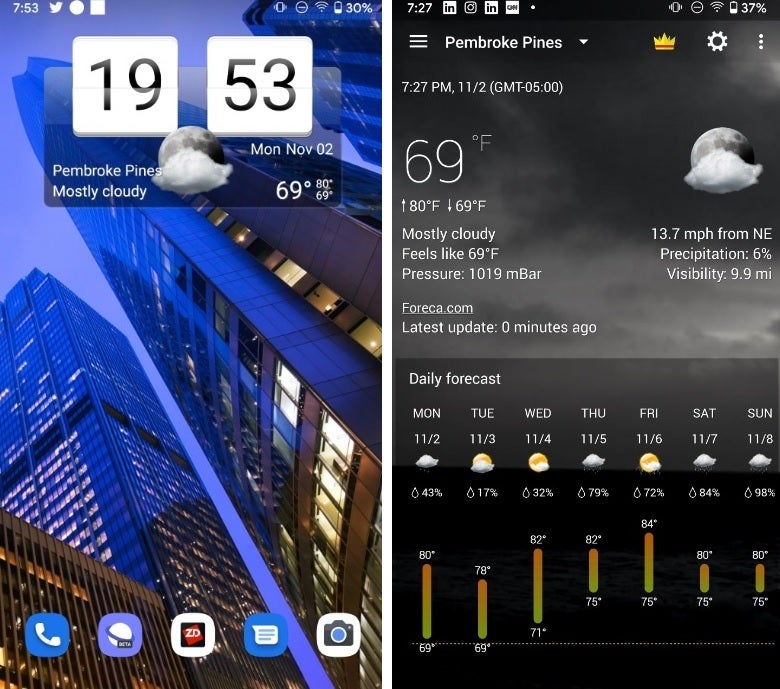 Put the iconic HTC Sense Flip Clock &amp;amp; Weather widget on your Android phone - Send your Android phone back in time by installing this widget