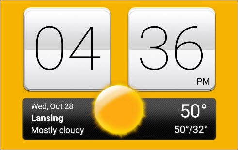 Version 2 of the Sense Flip Clock &amp;amp; Weather app - Send your Android phone back in time by installing this widget