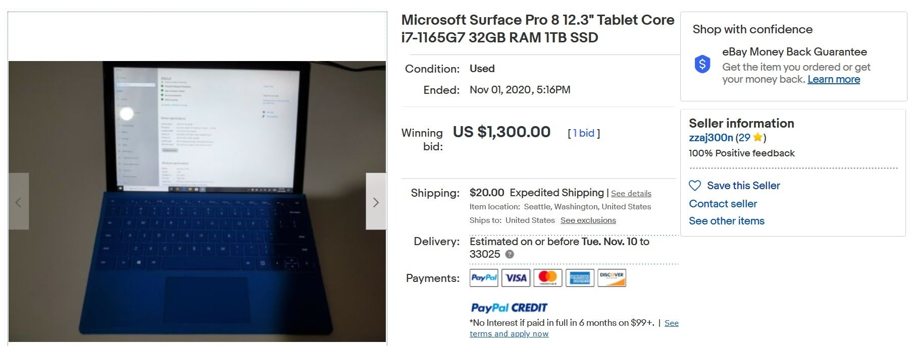 Surface Pro 8 prototype is found on eBay - Surface Pro 8 prototype &quot;surfaces&quot; on eBay