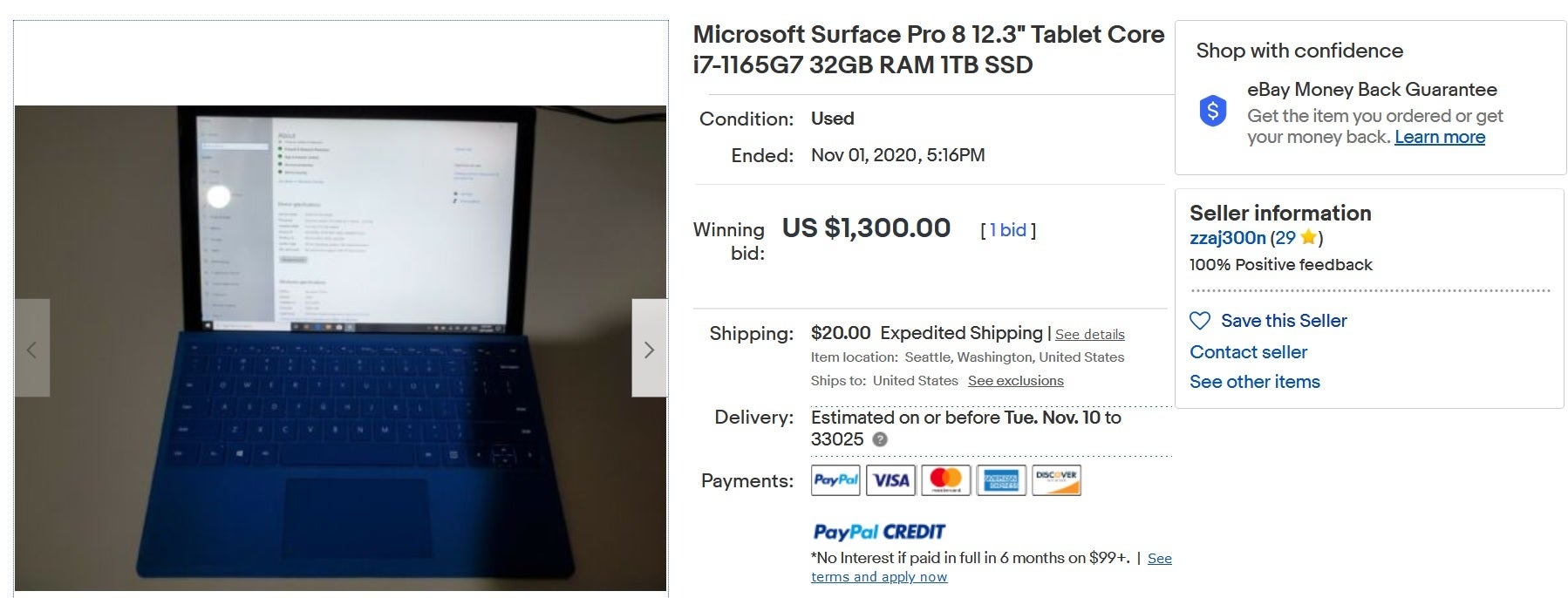 Surface Pro 8 prototype is found on eBay - Surface Pro 8 prototype "surfaces" on eBay