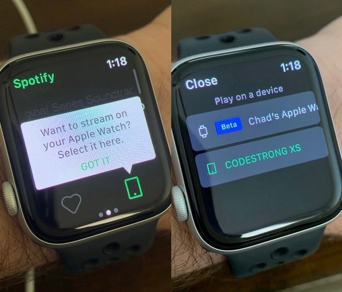 Spotify&#039;s new feature brings direct streaming to the Apple Watch - Apple Watch users can now stream music from Spotify without having their iPhones nearby