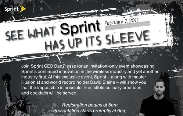 What would Sprint&#039;s &quot;industry first&quot; be?