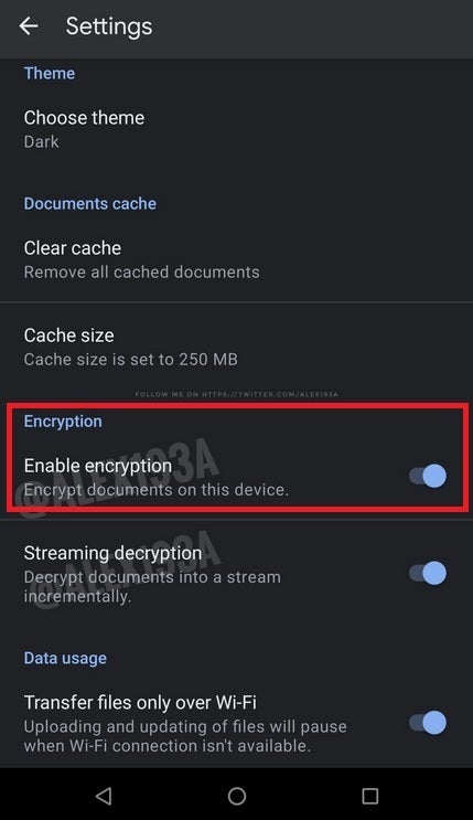 Native encryption appears to be coming to the Google Drive app - Major security feature could be coming to Google Drive