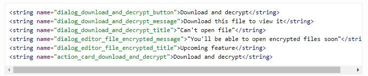 Google plans to add support for encrypted files to Drive for Android