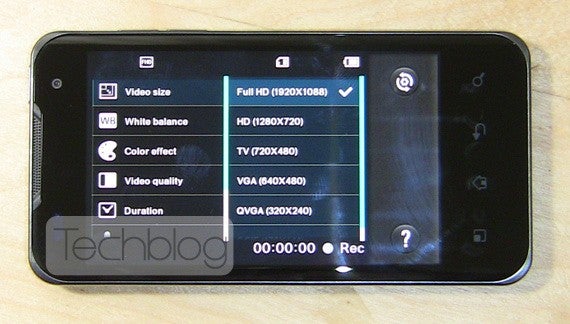 Full HD video setting on the dual-core LG Optimus 2X - Full 1080p HD video sample from the LG Optimus 2X emerges from the land of Zeus