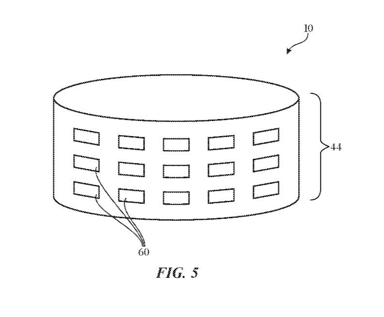 Illustration of Apple&#039;s expandable smart ring from a patent application - Patent application reveals the accessory that Apple Glass users might need to navigate the wearable