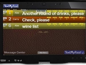 TextMyFood Service - TextMyFood service being used in restaurants to communicate with servers