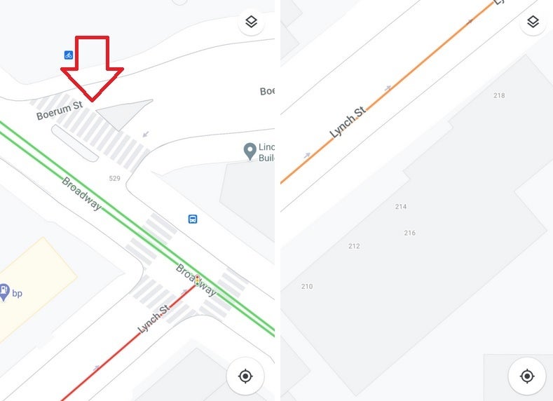 Crosswalks and building numbers appear in big cities - Update to beta version of Google Maps has new features that you are going to use