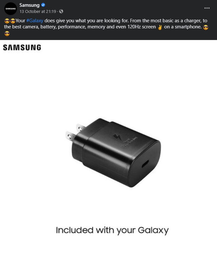 Looks like this won't age well - Regulatory filing confirms all Samsung Galaxy S21 models will ship without chargers