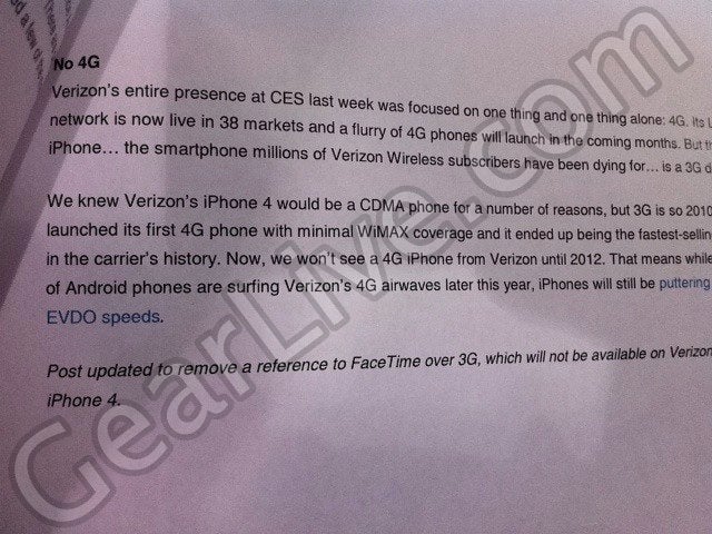 Is Best Buy concerned that the Verizon version of the Apple iPhone 4 is too slow for 2011? - Best Buy decides to pass on Verizon's Apple iPhone 4 at launch, cites 3G speed