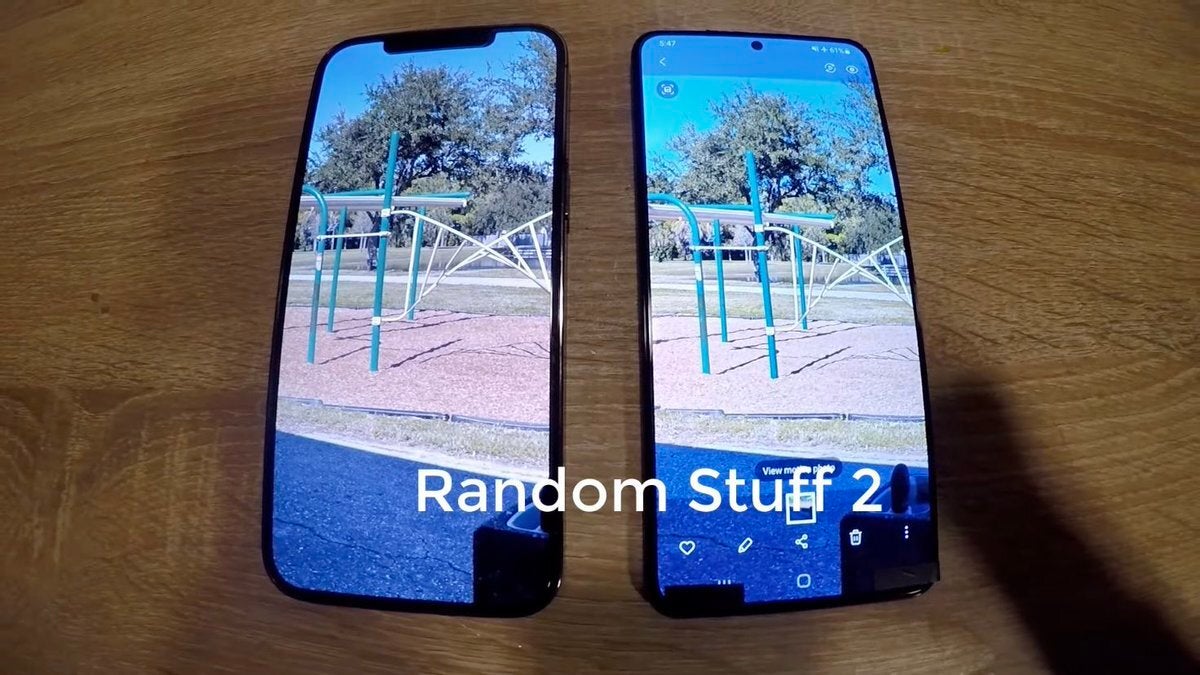 Samsung Galaxy S21+ vs iPhone 12 Pro Max — Display and bezel comparison - Unreleased Galaxy S21+ 5G gets compared to iPhone 12 Pro Max in leaked video