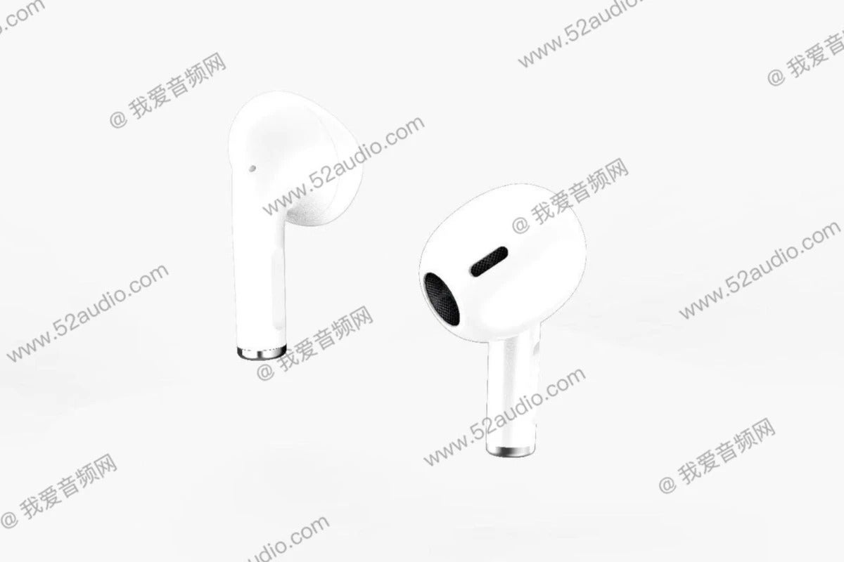 Alleged AirPods Pro Lite/AirPods 3 render - Apple AirPods 3/Pro Lite with $50 lower price and better battery life tipped for 2021 release again