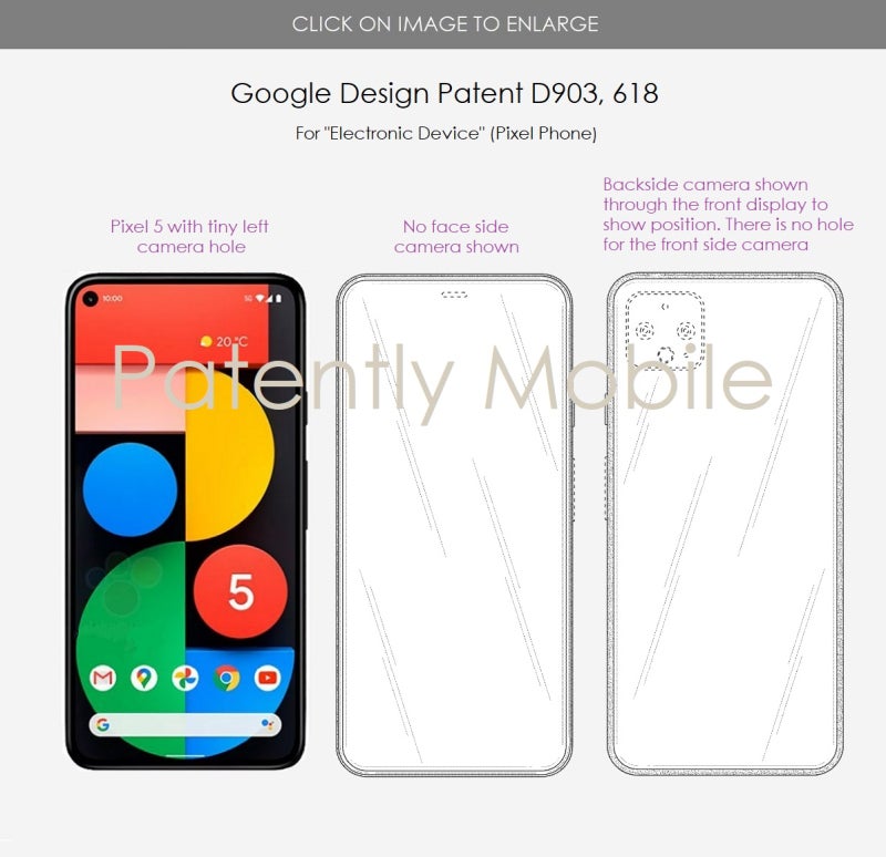 Google might be working on a Pixel phone with an under-display camera