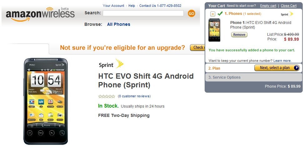 HTC EVO Shift 4G gets a fitting price drop to $89.99 courtesy of Amazon