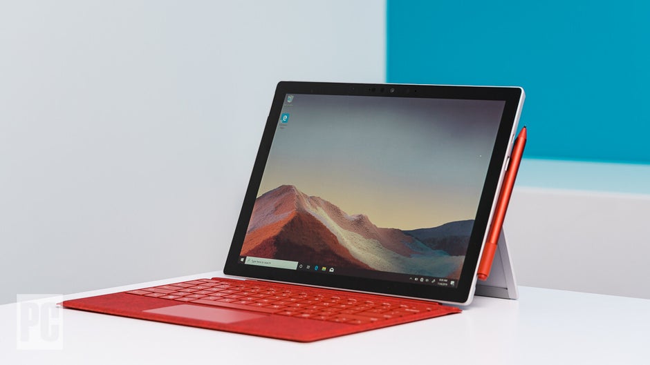 The Surface Pro 8 will supposedly look like the tablet in this photo, the Surface Pro 7 - Surface Pro 8 rumored to add useful features; tablet could be unveiled this month