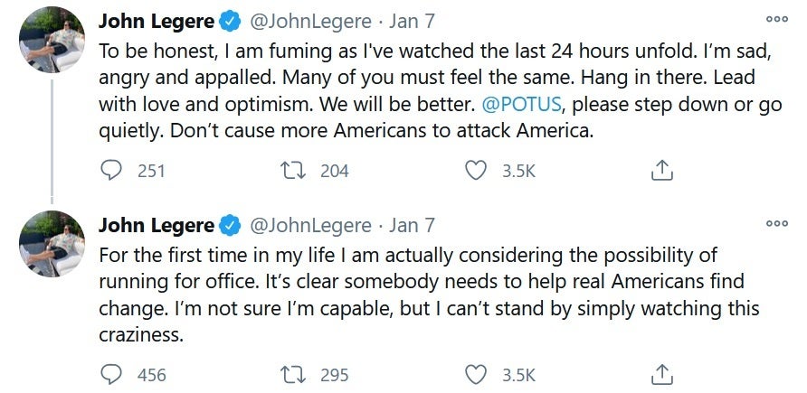 John Legere says that he might run for office - John Legere for president?