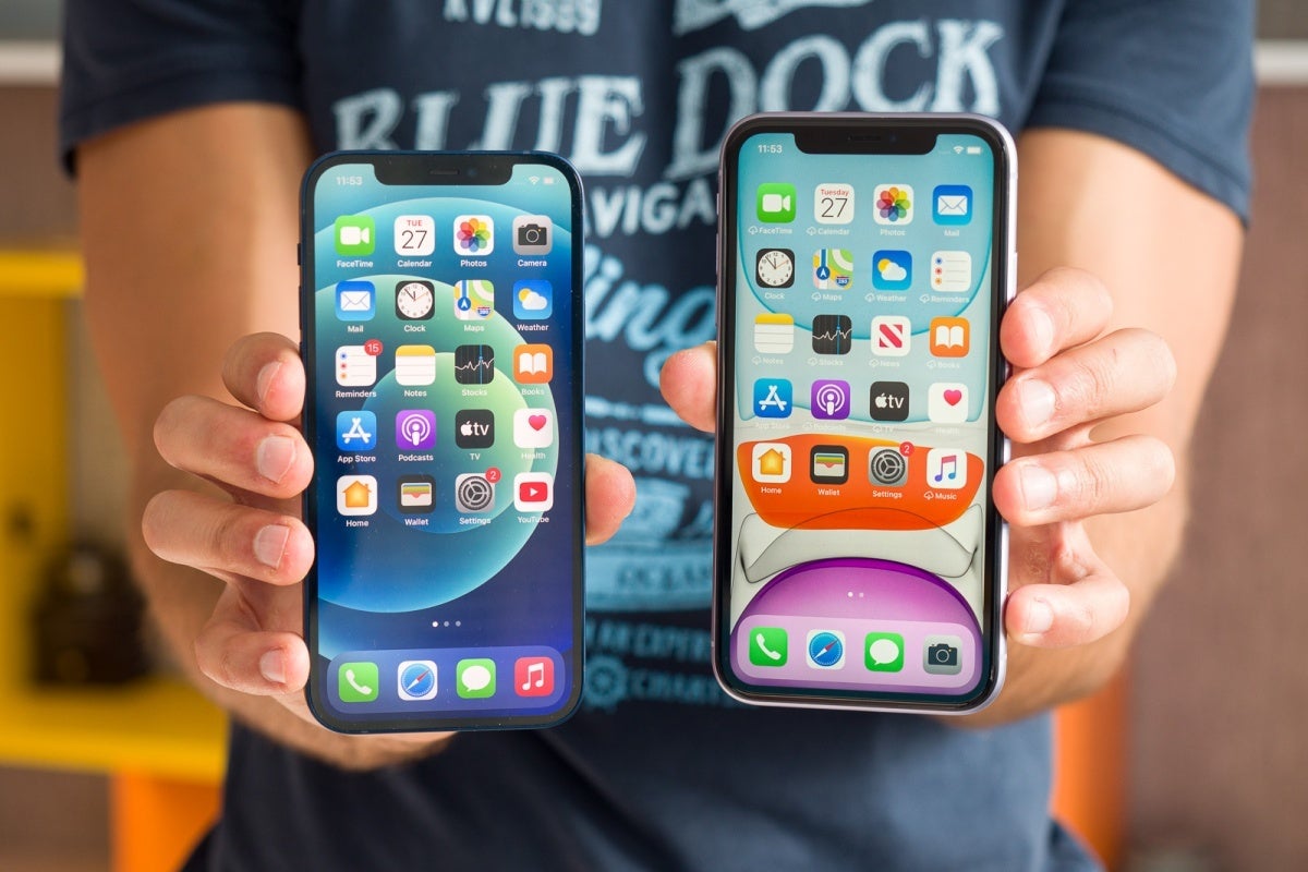 iPhone 12 (left), iPhone 11 (right) - Apple totally crushed it in China during the first few months of iPhone 12 5G sales
