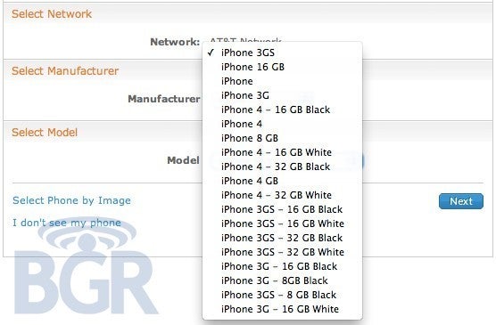 AT&amp;T&#039;s online system is the latest to show white iPhone 4 model