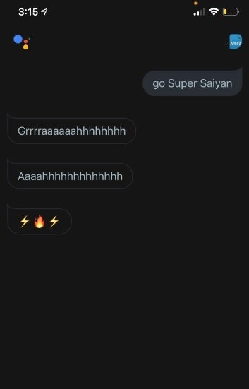 Google adds a Dragon Ball Z Easter Egg to Google Assistant - Google Assistant's new Easter Egg recreates the first time DBZ's Goku became a Super Saiyan