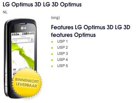 The Phone House jumps the gun and sheds light on the LG Optimus 3D