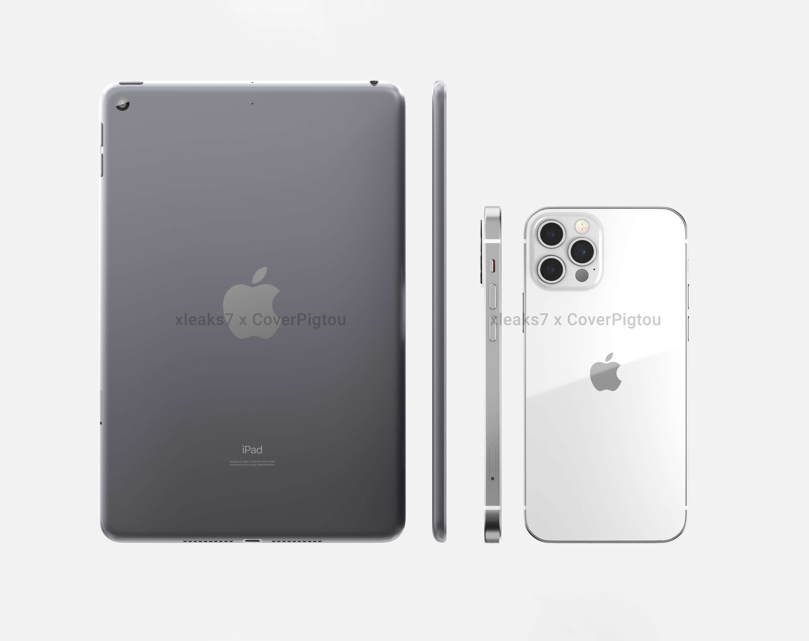 Apple's alleged iPad mini 6 vs the iPhone 12 Pro - Sketchy iPad mini 6 leak points towards in-screen Touch ID, punch-hole camera
