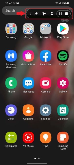 How to record the screen of your Samsung Galaxy S21