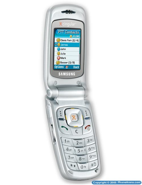 Samsung SGH-D357 available for Cingular's Push-to-Talk service