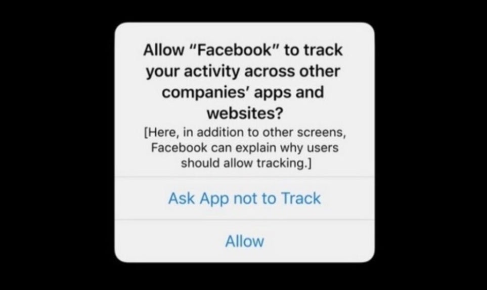 Users of iOS will have to opt-in to be tracked by third-party apps - Facebook appears to be using misleading data to attack Apple's new privacy feature