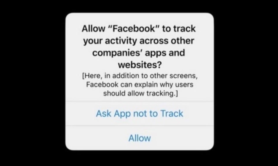 Users of iOS will have to opt-in to be tracked by third-party apps - Facebook appears to be using misleading data to attack Apple&#039;s new privacy feature