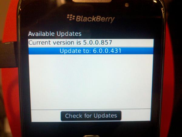 The BlackBerry Curve 3G 9330 is also receiving an OTA upgrade from Verizon to the latest OS - Verizon sending out OTA upgrades for OS 6 to BlackBerry Curve 3G 9330 and BlackBerry Bold 9650
