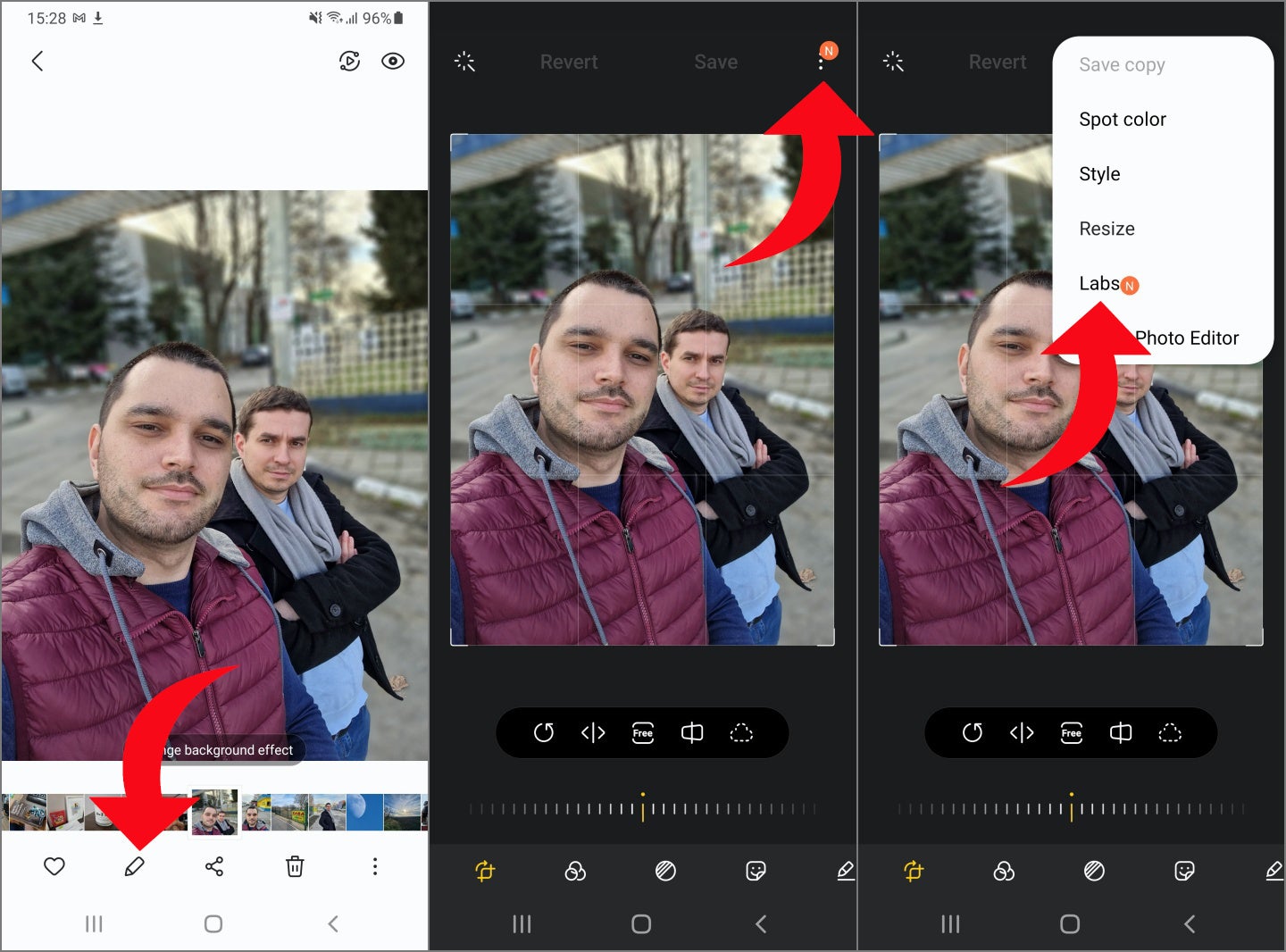 How to remove objects and people from photos with Galaxy S21?