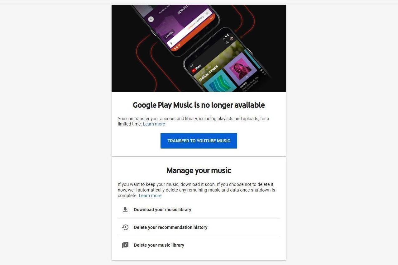 Act fast: Get your Play Music data before Google deletes it later this month