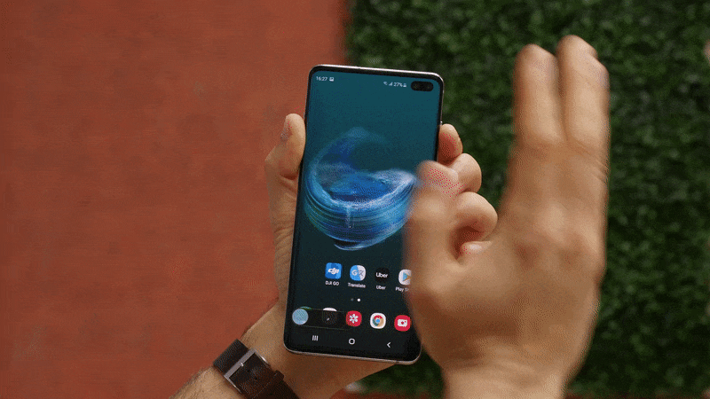 I telefoni Samsung hanno l'opzione di scorrimento del palmo per acquisire uno screenshot - Come fare uno screenshot su Samsung Galaxy S21