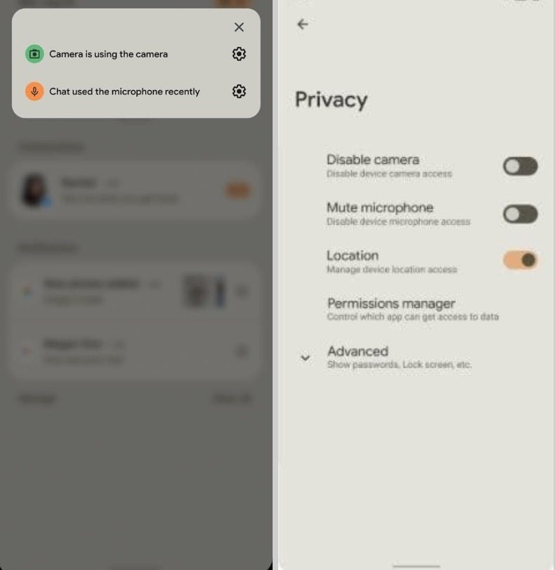 Android 12 will tell you which apps are using your phone&#039;s camera and microphone - Leak gives us our first look at Android 12 mockup designed by Google