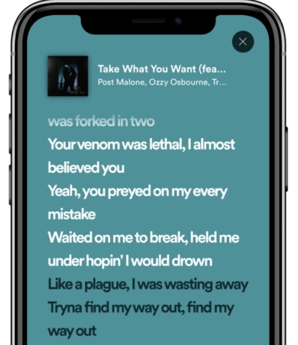 Spotify tests live lyrics for U.S. users - Spotify tests the streaming of live lyrics for U.S. users