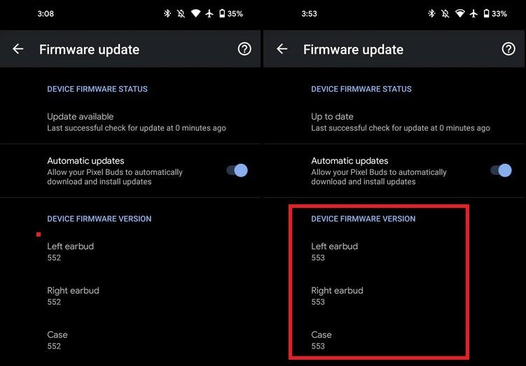 The Google Pixel Bud has received a new firmware update - Mystery update pushed out for the Google Pixel Buds