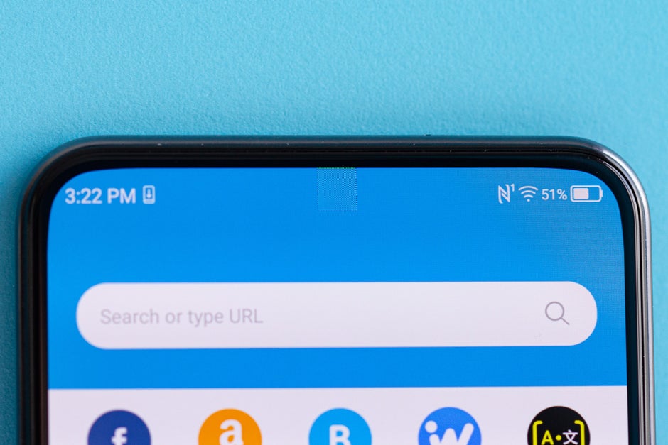 A close look at the world's first under-display phone camera