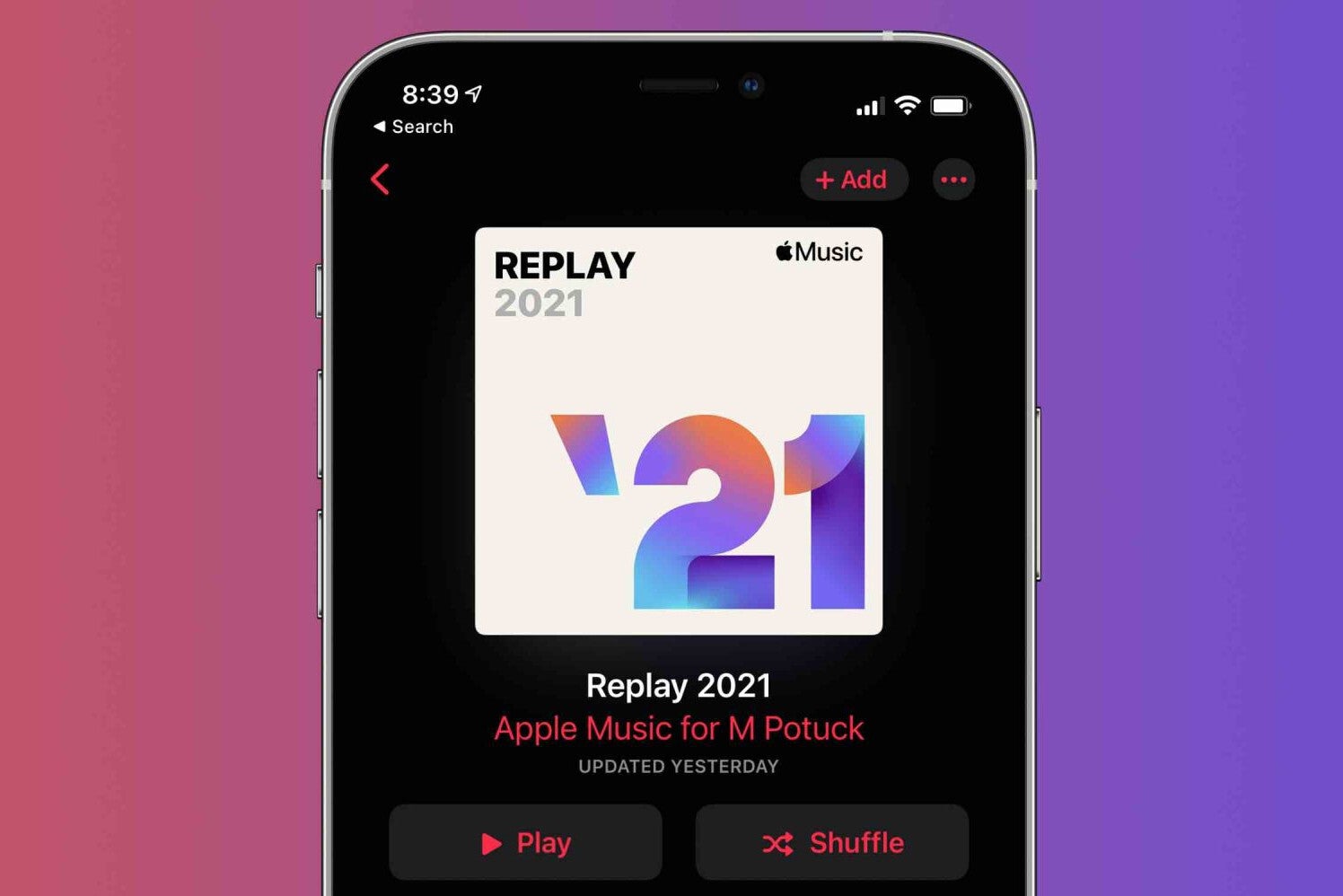 Apple Music Replay 2021 playlist with your favorite songs for 2021 is now available
