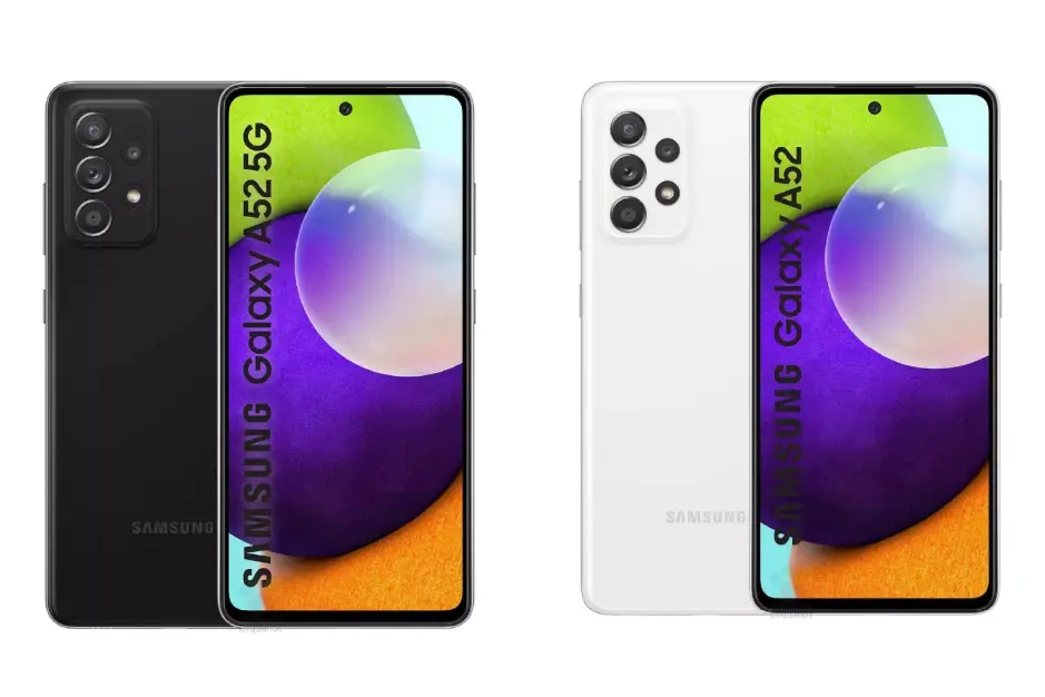 Both models are expected to come in Awesome Black or Awesome White - Samsung Galaxy A52 5G and Galaxy A72 5G colors: what to expect