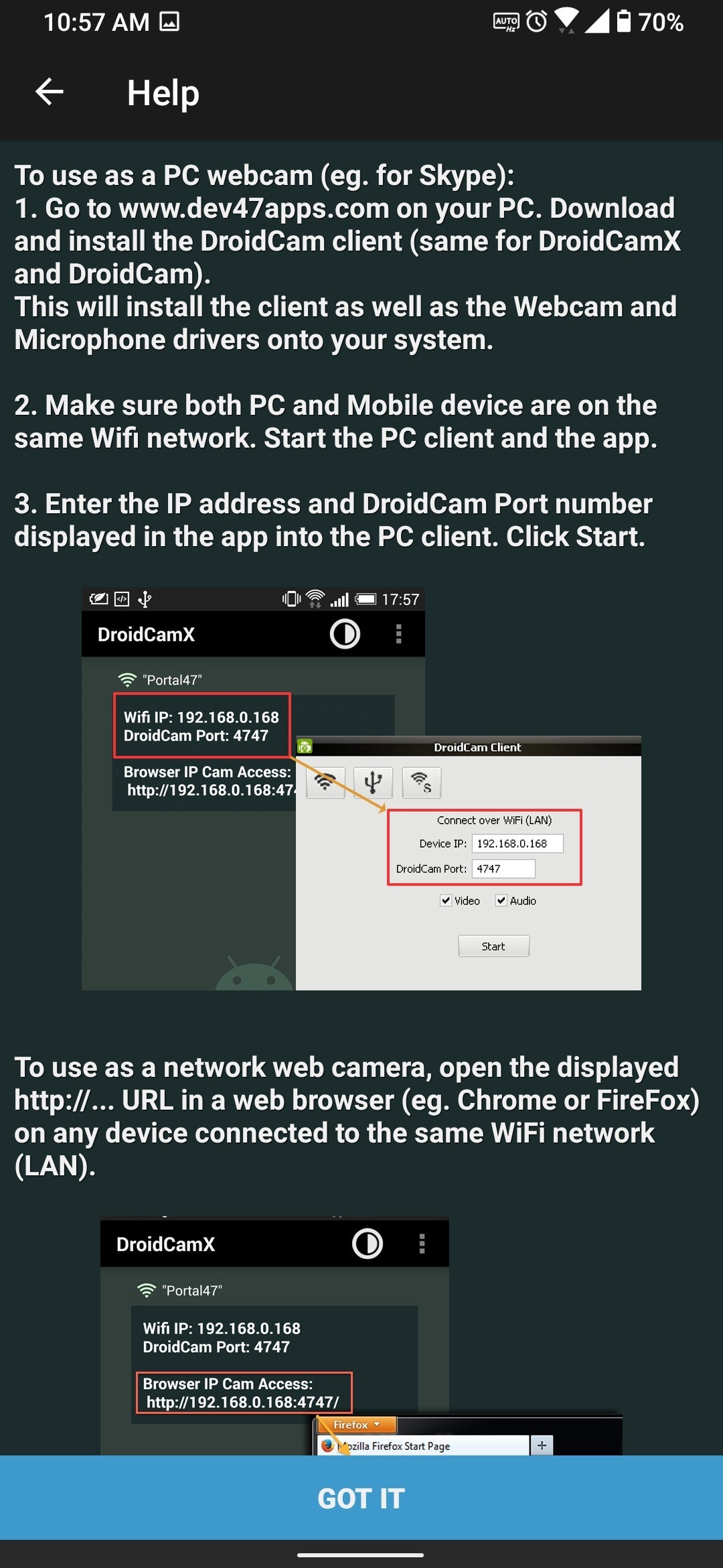 How to use your phone as a webcam